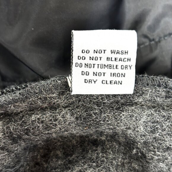 Habitat Clothes to live in Grey Plaid Wool Blend Vest Large EUC - Picture 7 of 13